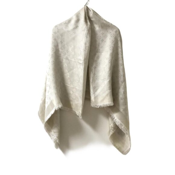 Auth LOUIS VUITTON Shawl Monogram Shine - Picture 1 of 11